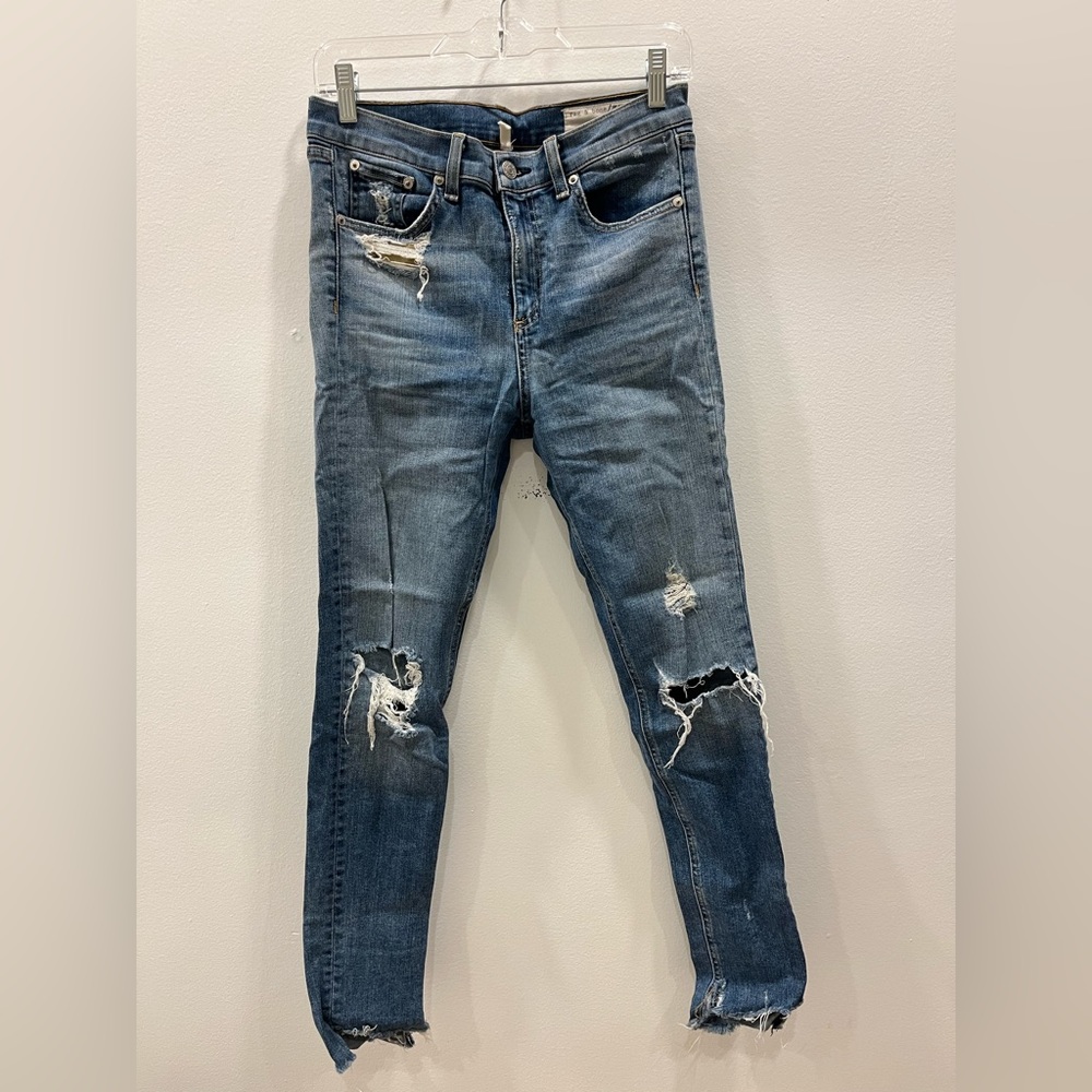 Rag & Bone Distressed Skinny Jeans US Size 28